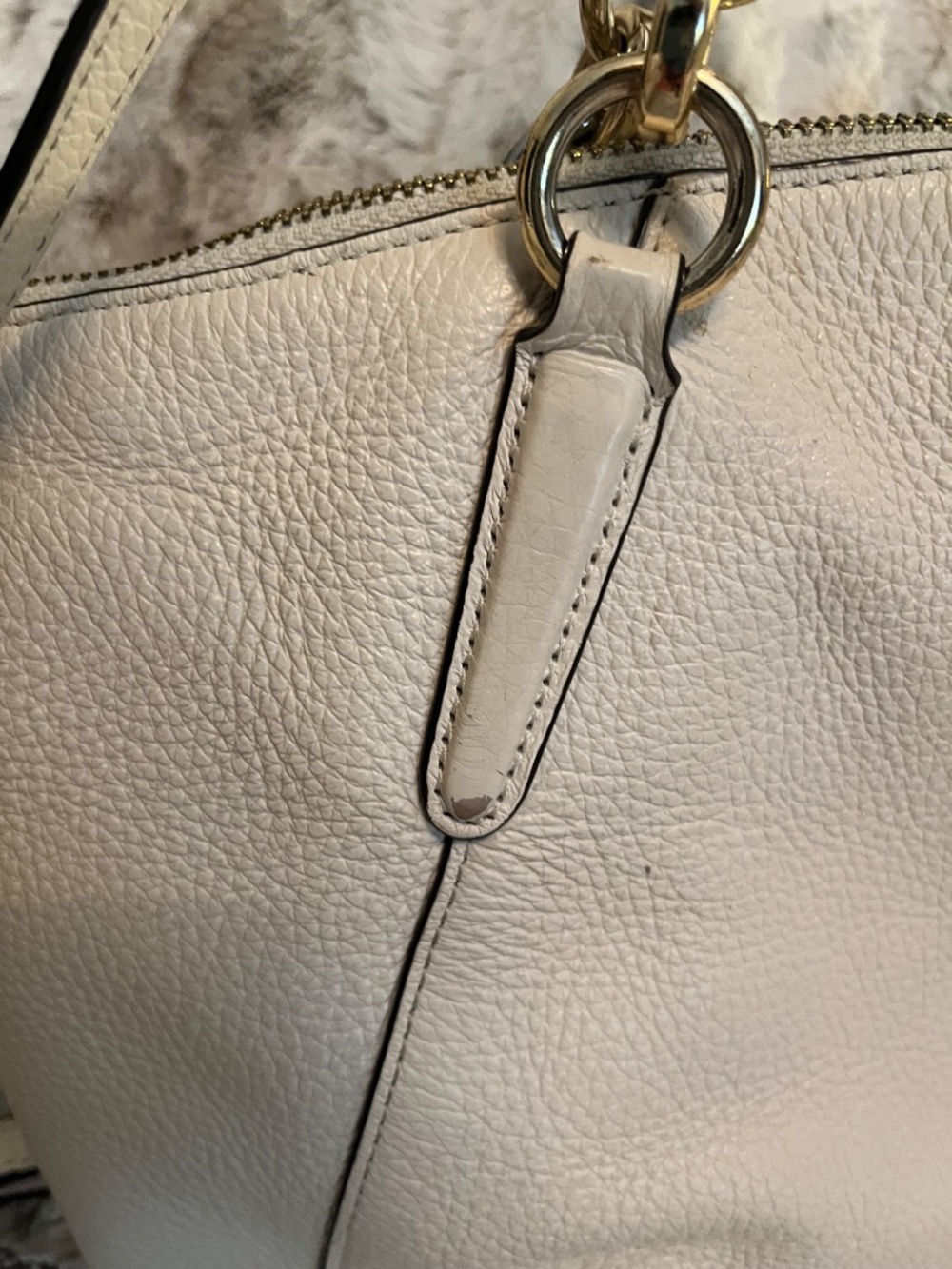 Small Kelsey satchel (Coach F28993) chalk white - Picture 7 of 14